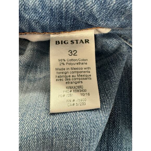 Big Star KATE Crop Straight Jeans Size 14 - Picture 5 of 10